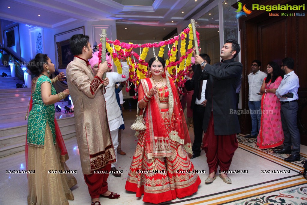 Grand Wedding of Ajay and Richa at Taj Krishna