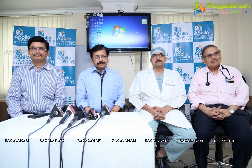 Apollo Hospitals Hyderguda Cardiologists Press Meet