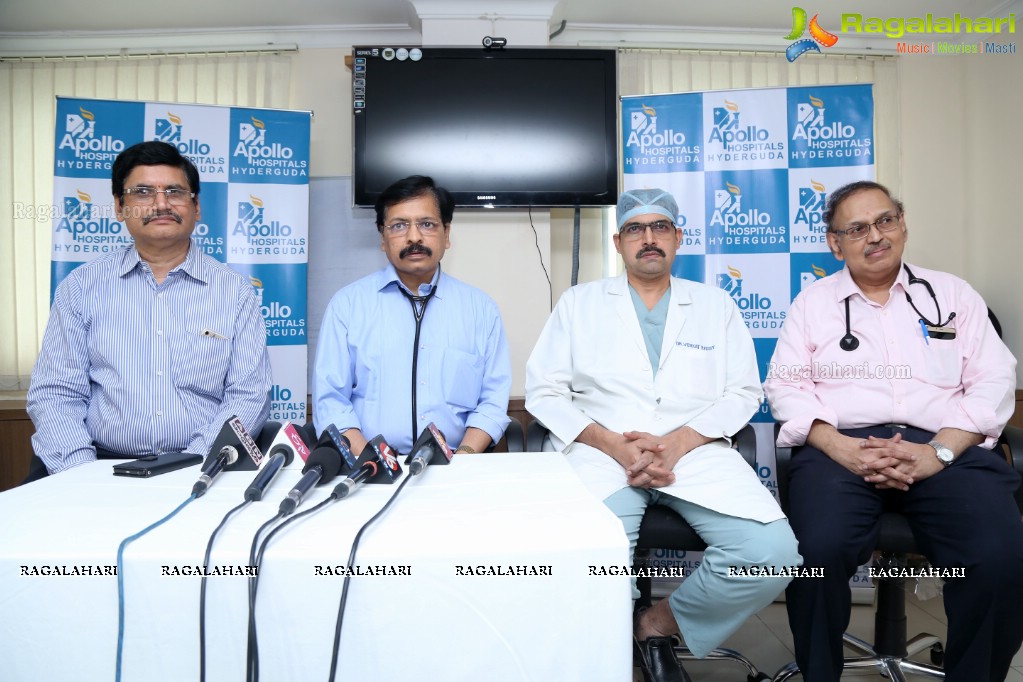 Apollo Hospitals Hyderguda Cardiologists Press Meet