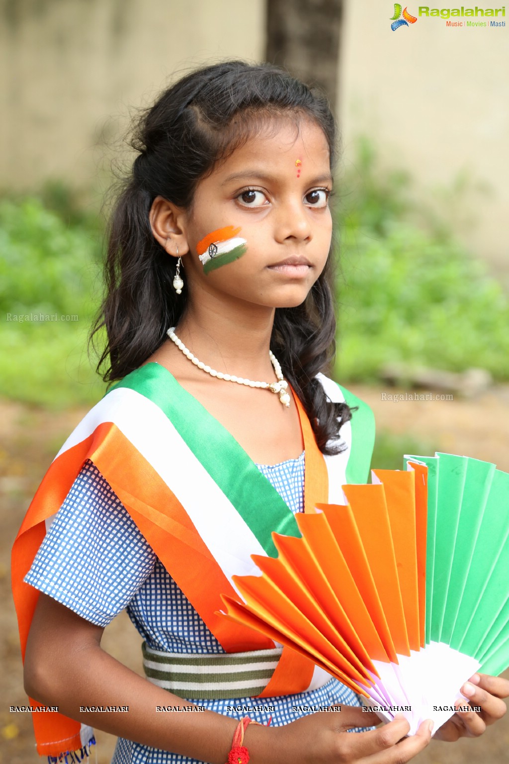 Independence Day Celebrations at Audiah Govt High School by New Steps Foundation (NSF)