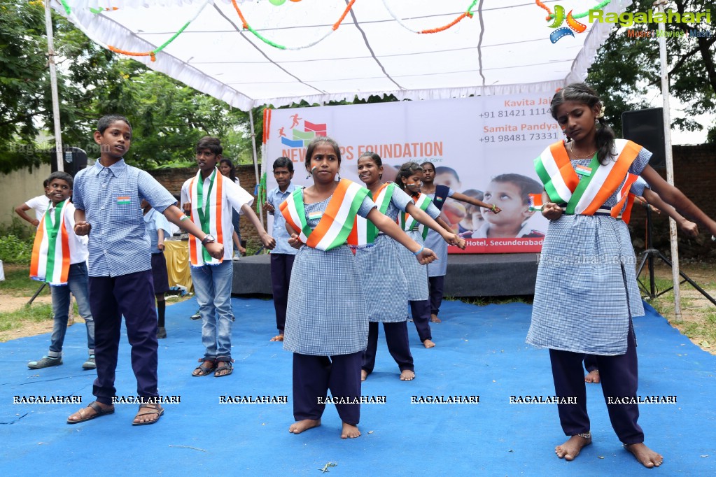 Independence Day Celebrations at Audiah Govt High School by New Steps Foundation (NSF)