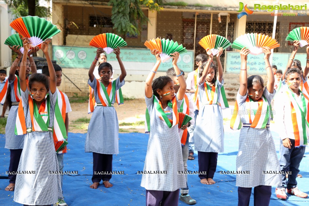 Independence Day Celebrations at Audiah Govt High School by New Steps Foundation (NSF)