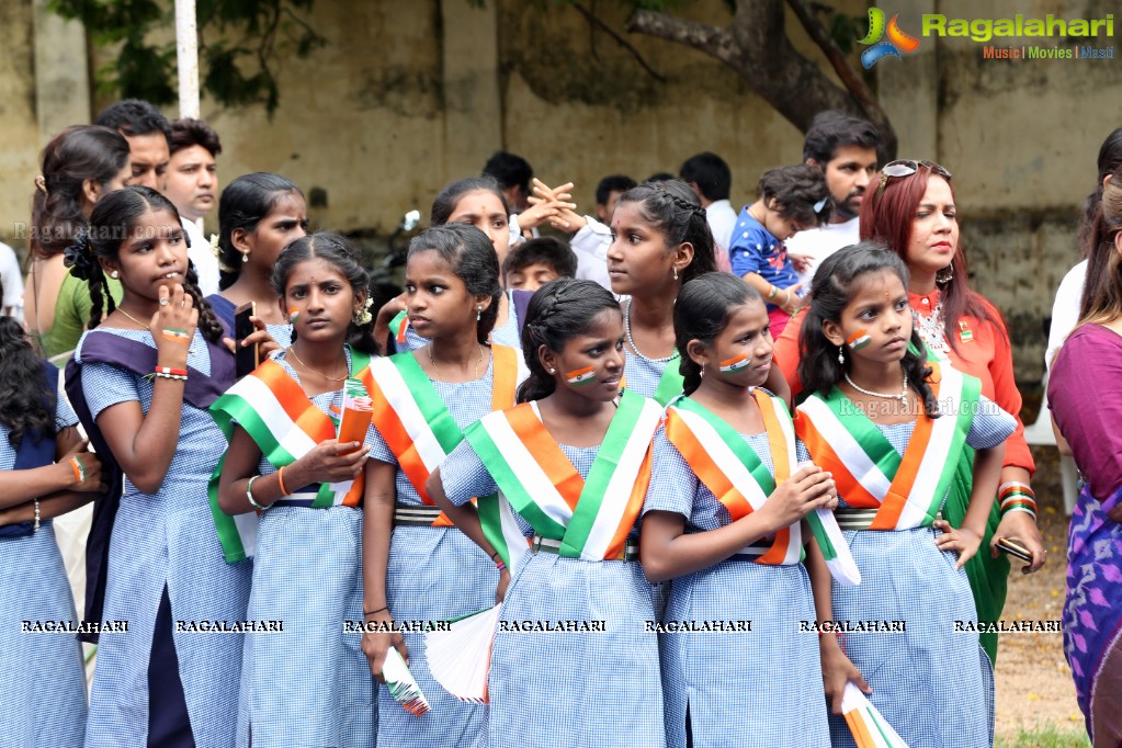 Independence Day Celebrations at Audiah Govt High School by New Steps Foundation (NSF)