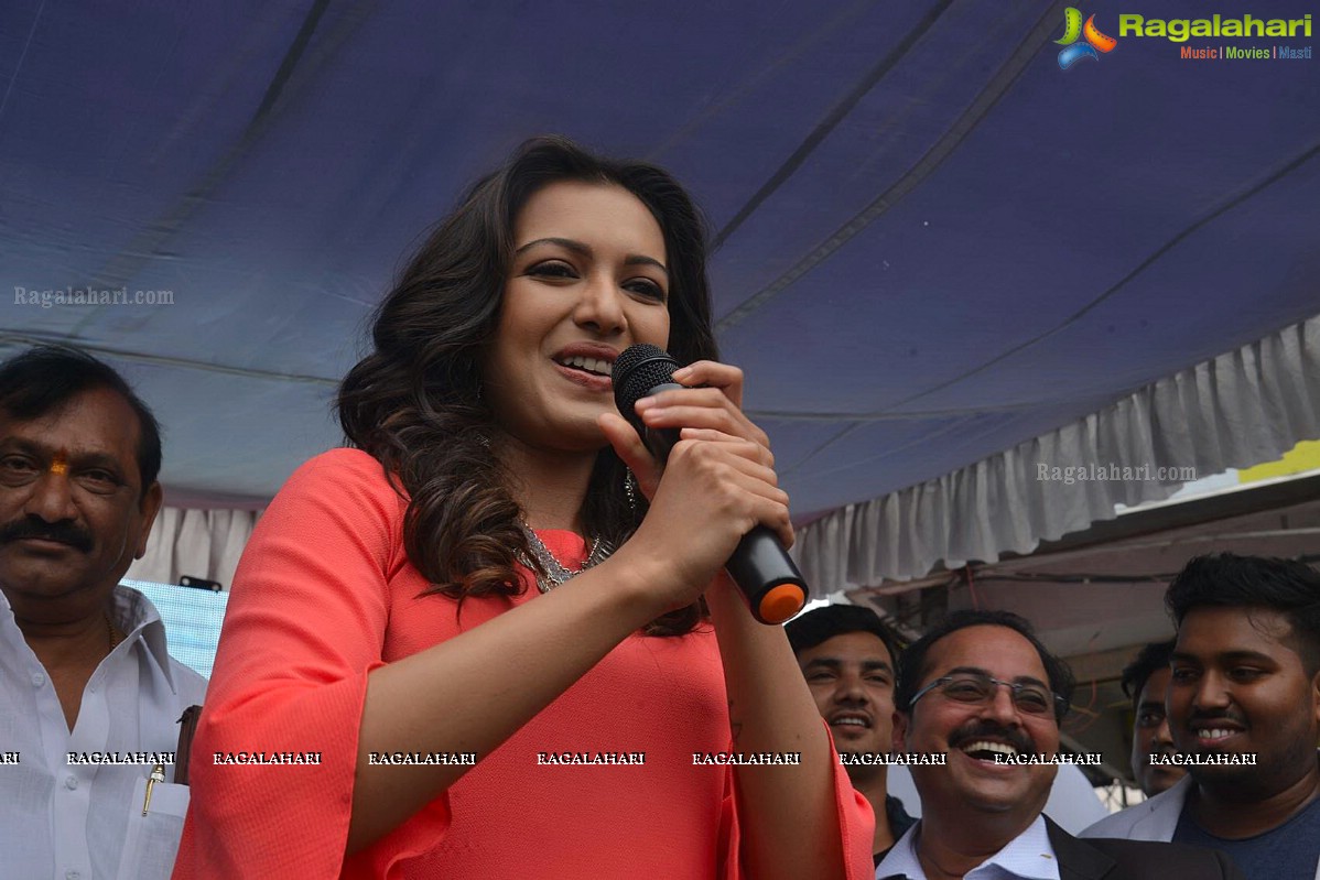 K.E. Krishna Murthy, Catherine Tresa inagurates B New Mobile Store in Kurnool