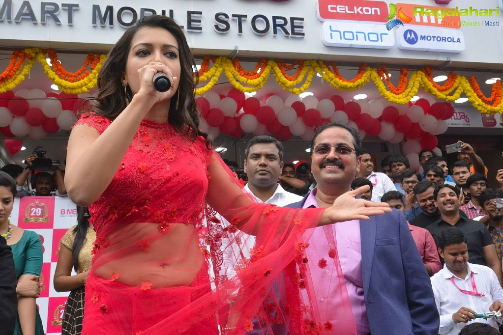 Catherine Tresa and Sree Mukhi launches B New Mobile Store at Guntur