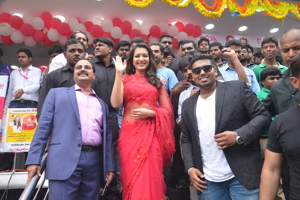 Catherine Tresa and Sree Mukhi launches B New Mobile Store at Guntur