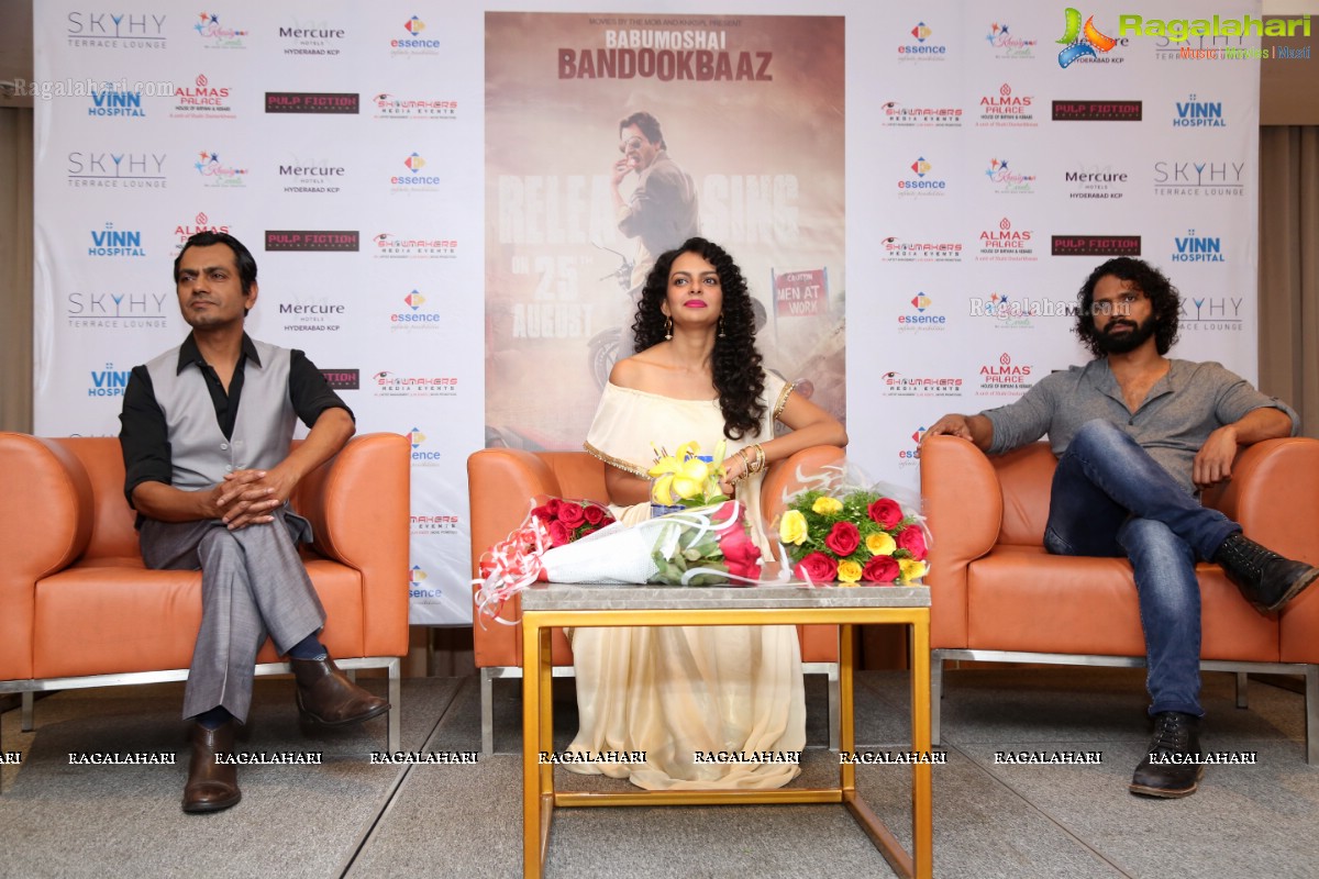 Babumoshai Bandookbaaz Press Conference at Hotel Mercure