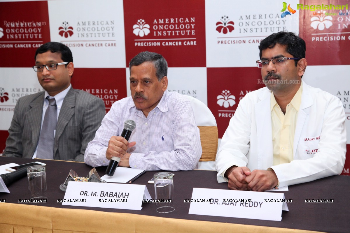 Press Meet on  Launch of Center for Skull Base Tumors Treatment at American Oncology Institute