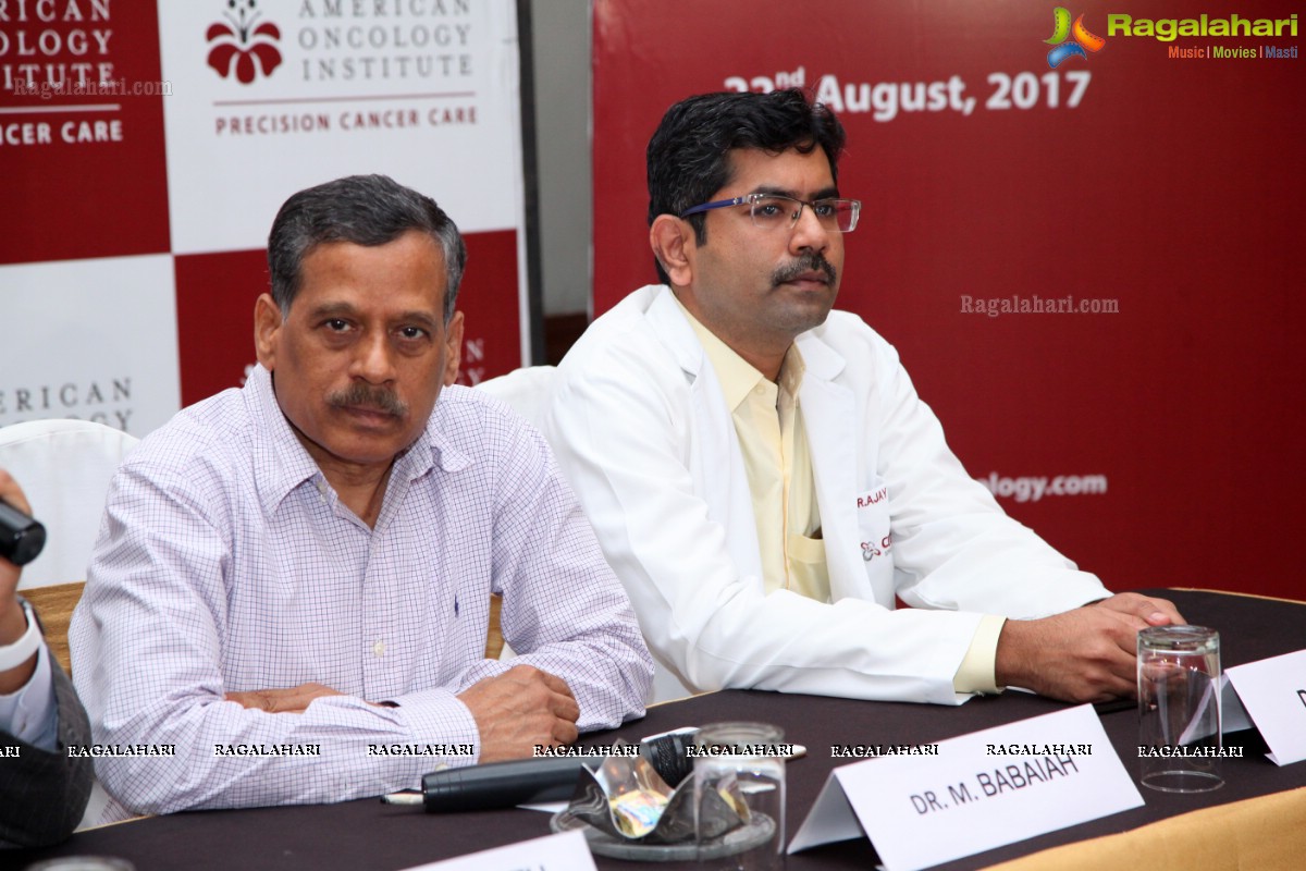 Press Meet on  Launch of Center for Skull Base Tumors Treatment at American Oncology Institute