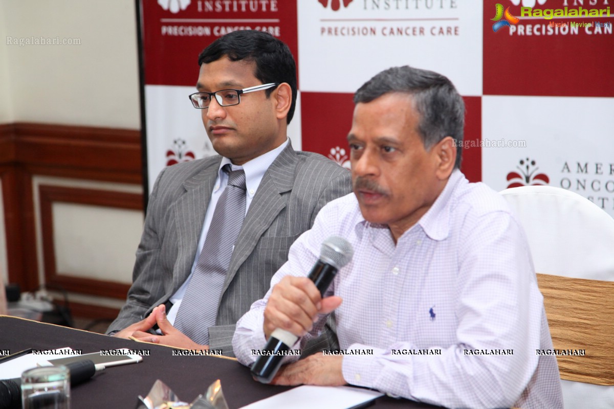 Press Meet on  Launch of Center for Skull Base Tumors Treatment at American Oncology Institute