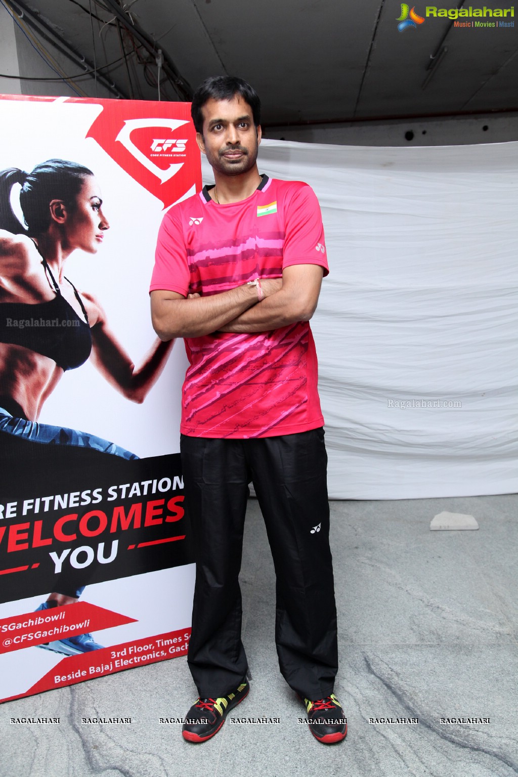 Pullela Gopichand launches Core Fitness Station Gachibowli Branch