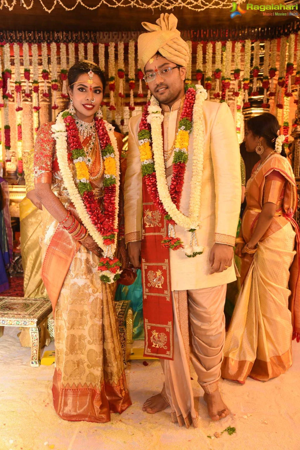 Producer Rammohanrao Daughter Dedeepya Weds Vishnu Charan