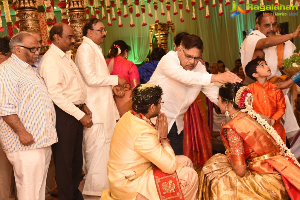 Producer Rammohanrao Daughter Dedeepya Weds Vishnu Charan