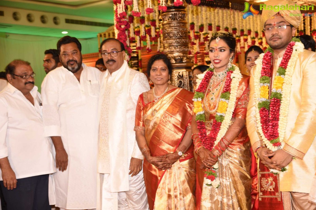 Producer Rammohanrao Daughter Dedeepya Weds Vishnu Charan