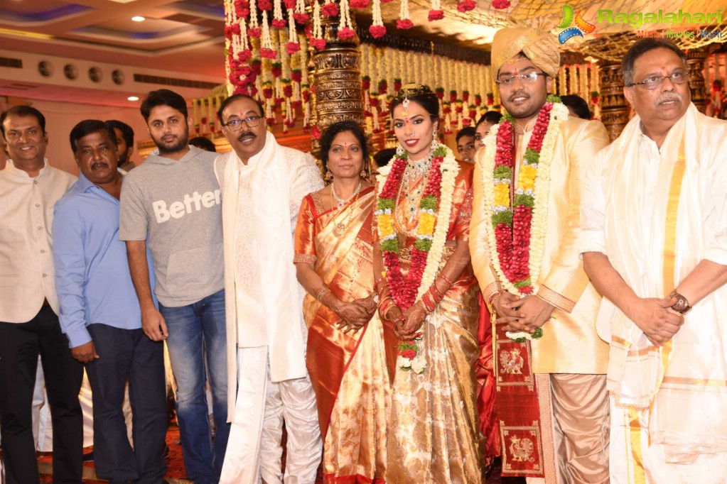 Producer Rammohanrao Daughter Dedeepya Weds Vishnu Charan