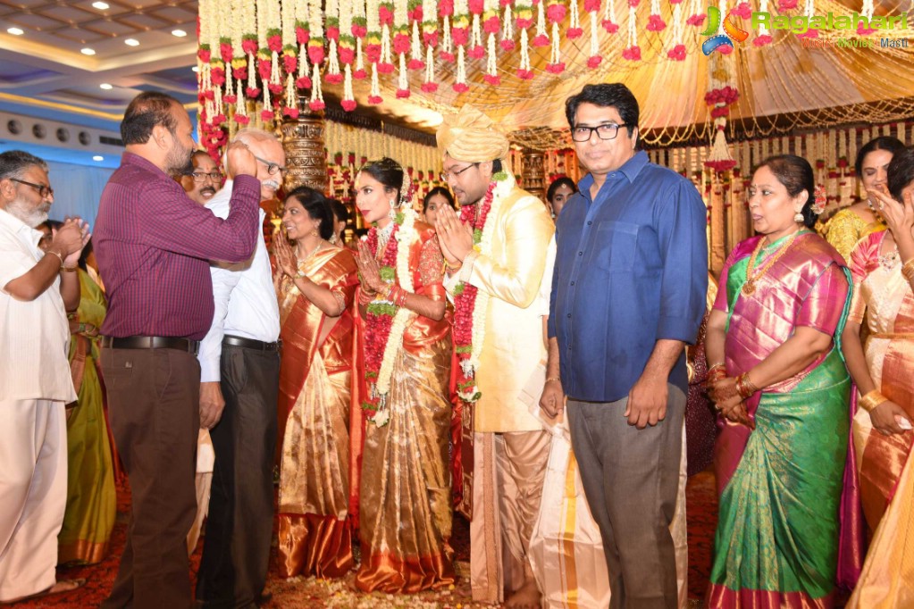 Producer Rammohanrao Daughter Dedeepya Weds Vishnu Charan
