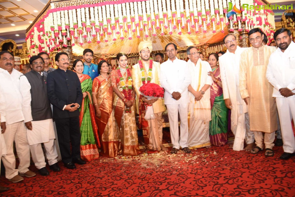 Producer Rammohanrao Daughter Dedeepya Weds Vishnu Charan