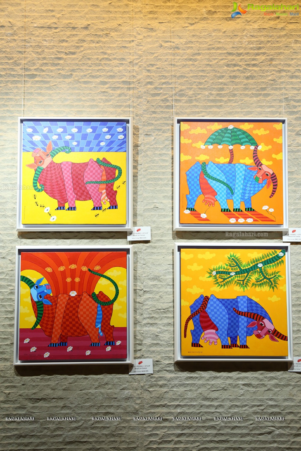 Desi Tails - Thota Laxminarayana Art Exhibition at Park Hyatt