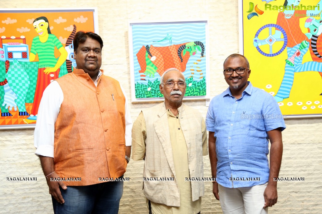 Desi Tails - Thota Laxminarayana Art Exhibition at Park Hyatt