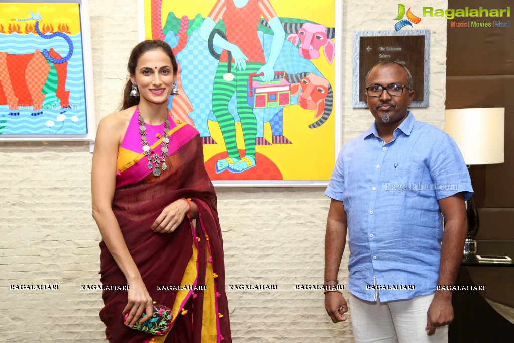 Desi Tails - Thota Laxminarayana Art Exhibition at Park Hyatt