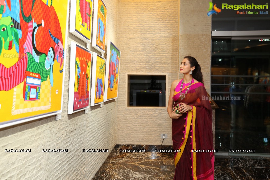 Desi Tails - Thota Laxminarayana Art Exhibition at Park Hyatt