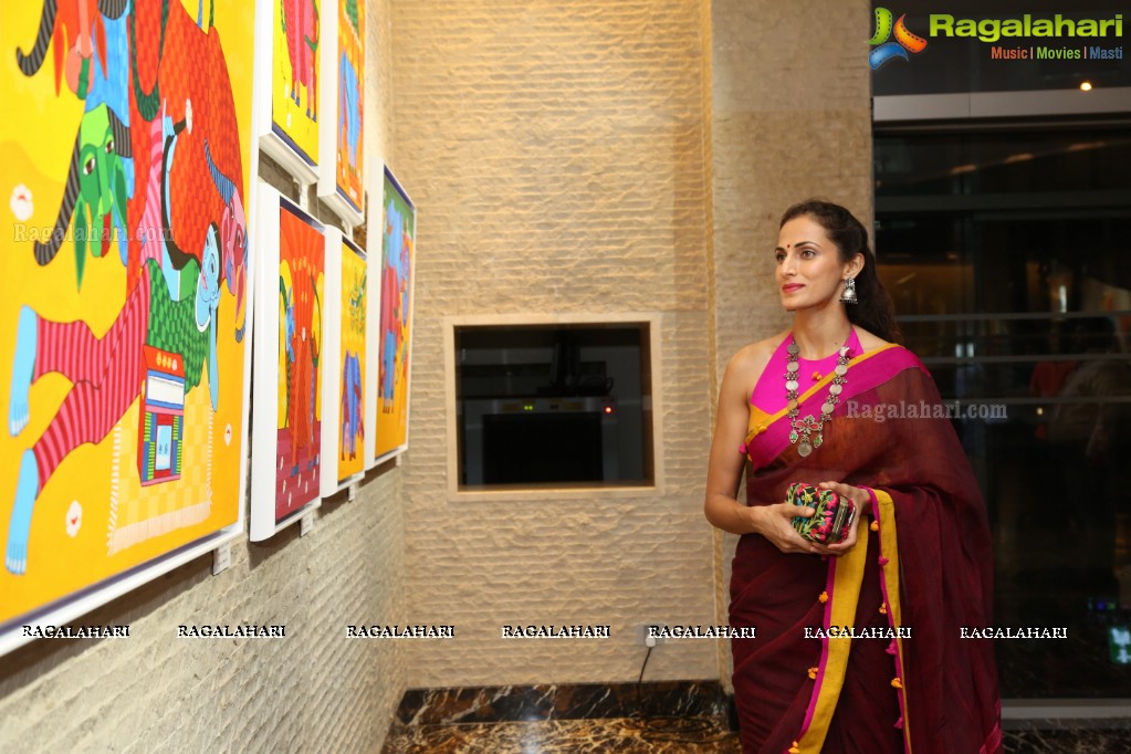 Desi Tails - Thota Laxminarayana Art Exhibition at Park Hyatt
