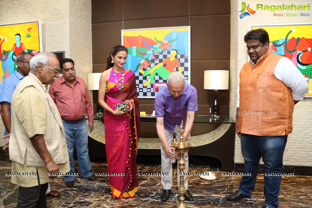 Desi Tails - Thota Laxminarayana Art Exhibition at Park Hyatt