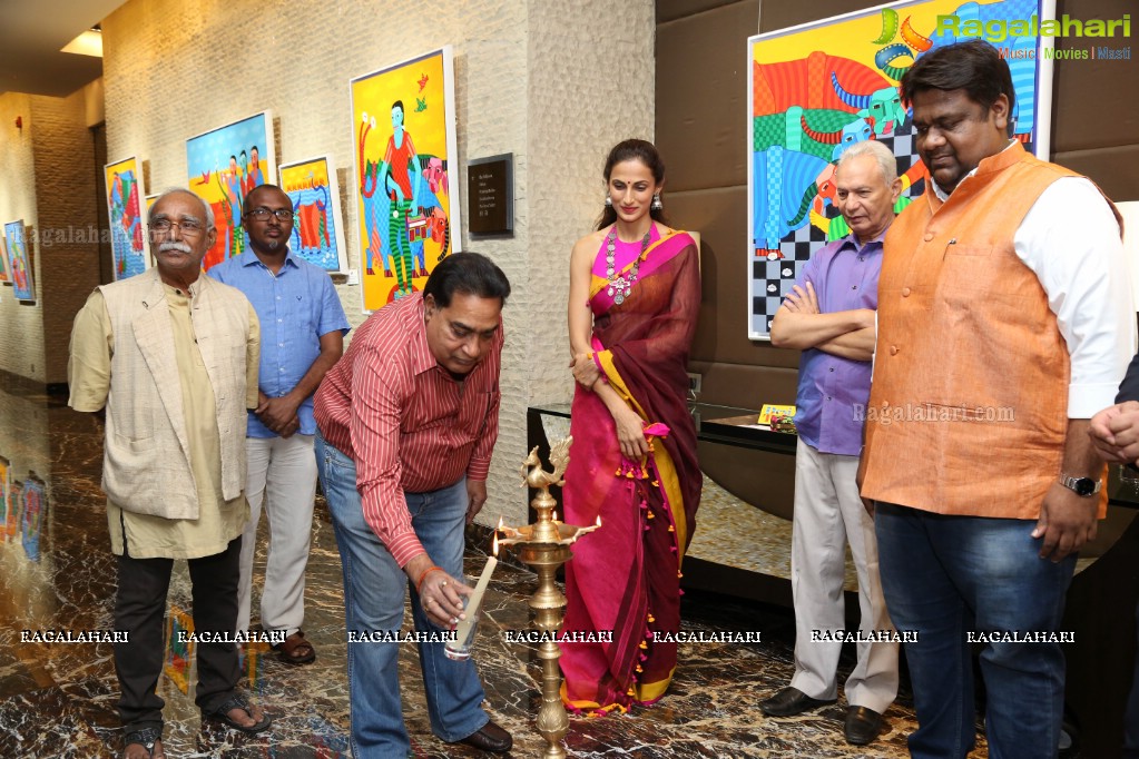 Desi Tails - Thota Laxminarayana Art Exhibition at Park Hyatt