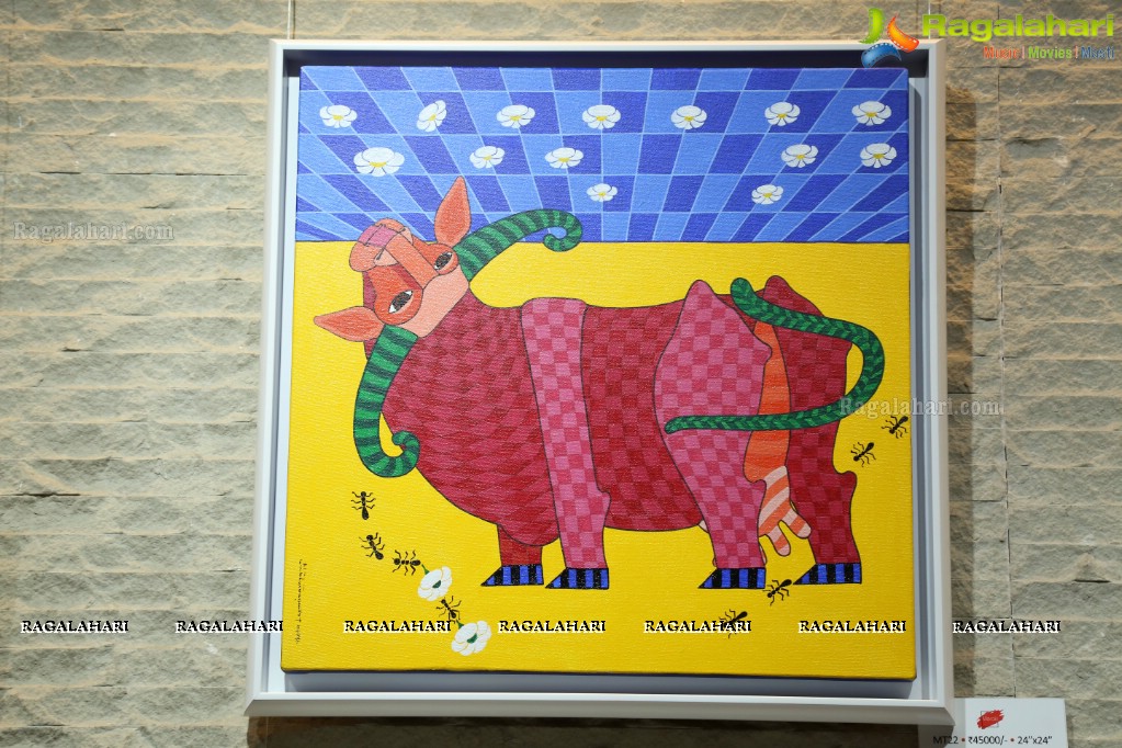 Desi Tails - Thota Laxminarayana Art Exhibition at Park Hyatt