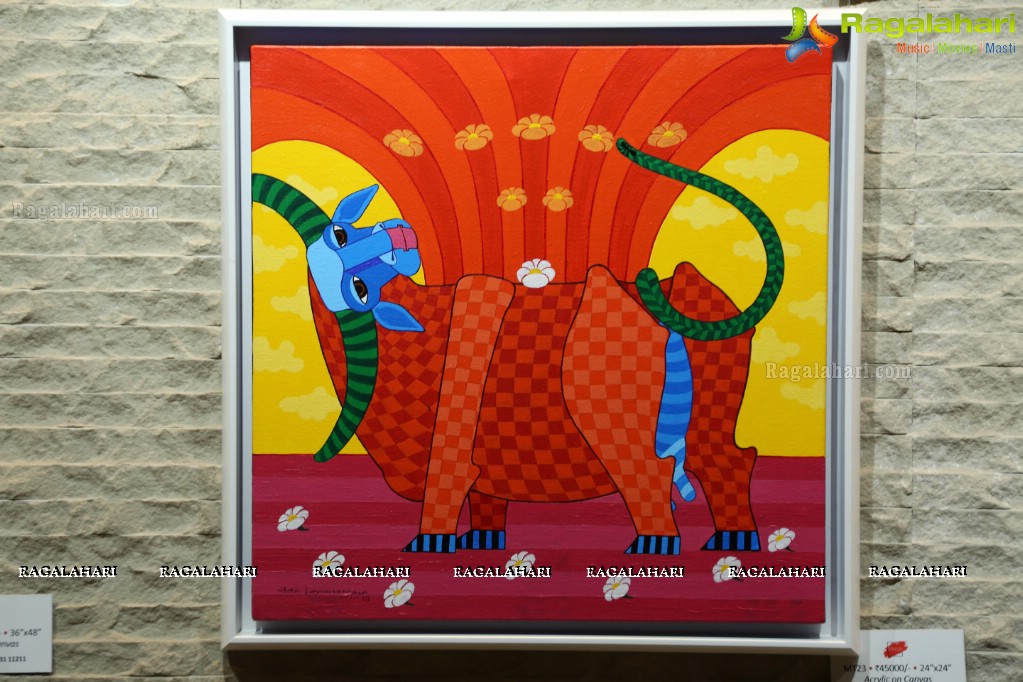 Desi Tails - Thota Laxminarayana Art Exhibition at Park Hyatt