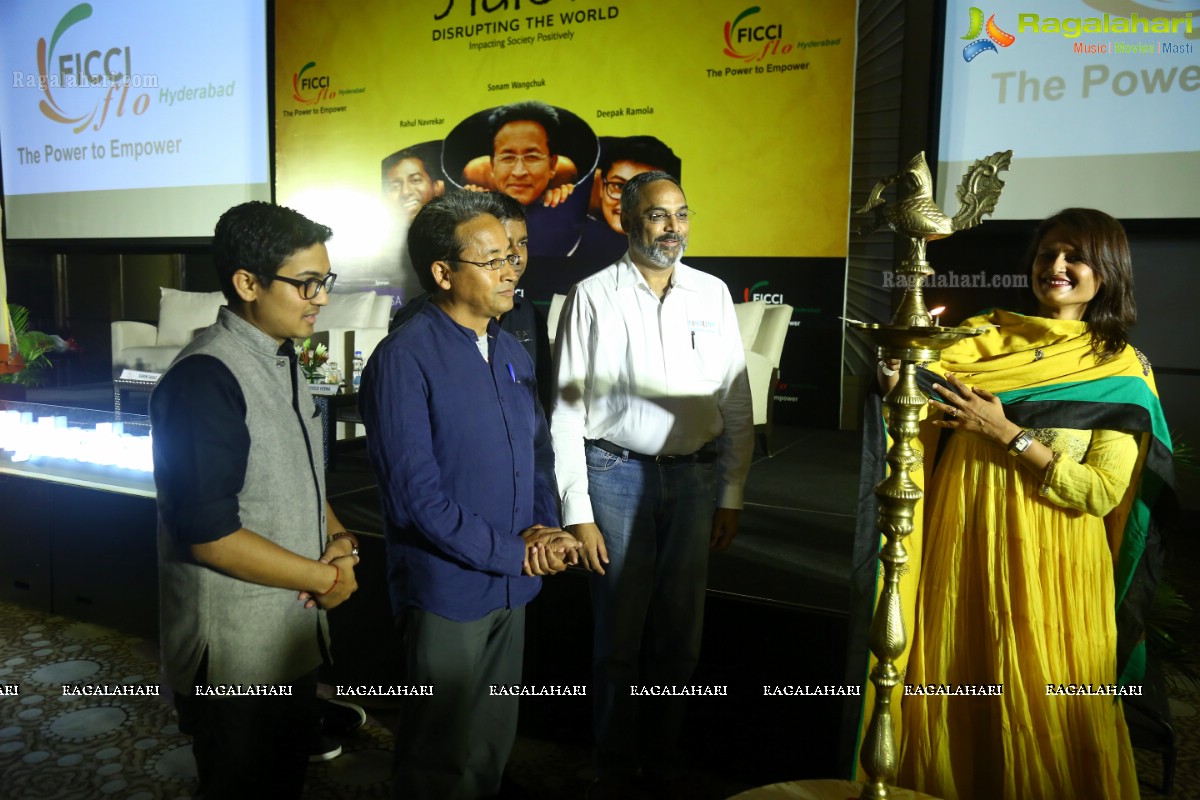 FLO Interactive Session with Sonam Wangchuk, Rahul Navrekar and Deepak Ramola at Park Hyatt