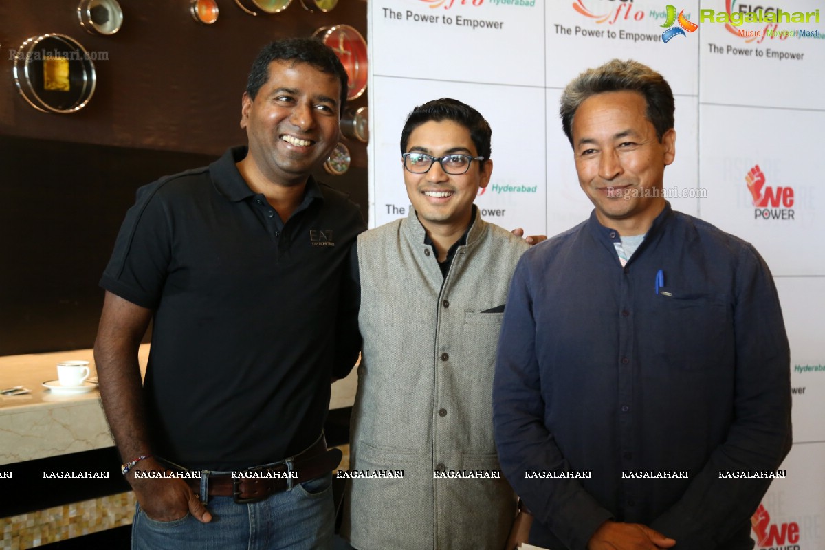 FLO Interactive Session with Sonam Wangchuk, Rahul Navrekar and Deepak Ramola at Park Hyatt