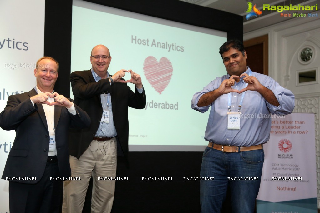 Host Analytics Press Conference at Grand Kakatiya