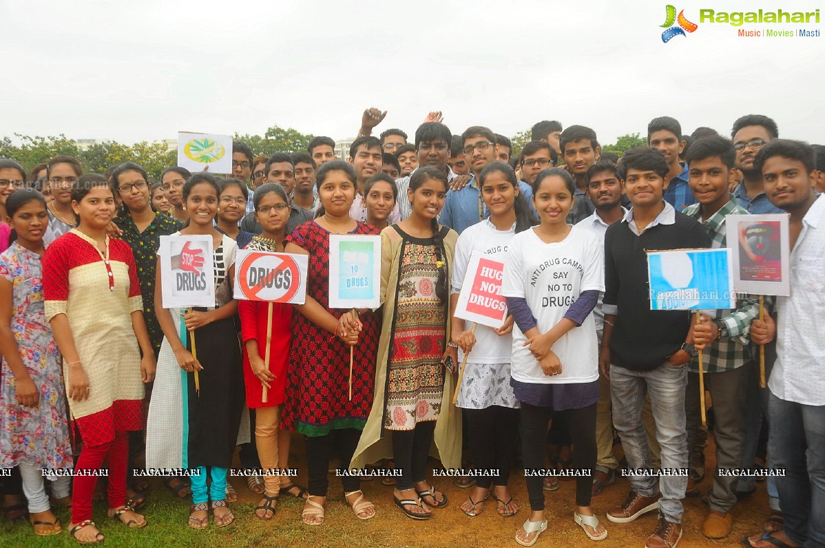 Lush Life Bistro Organised Anti Drug Campaign Walk 'Say No To Drugs' 