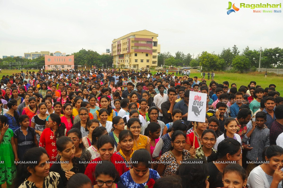 Lush Life Bistro Organised Anti Drug Campaign Walk 'Say No To Drugs' 