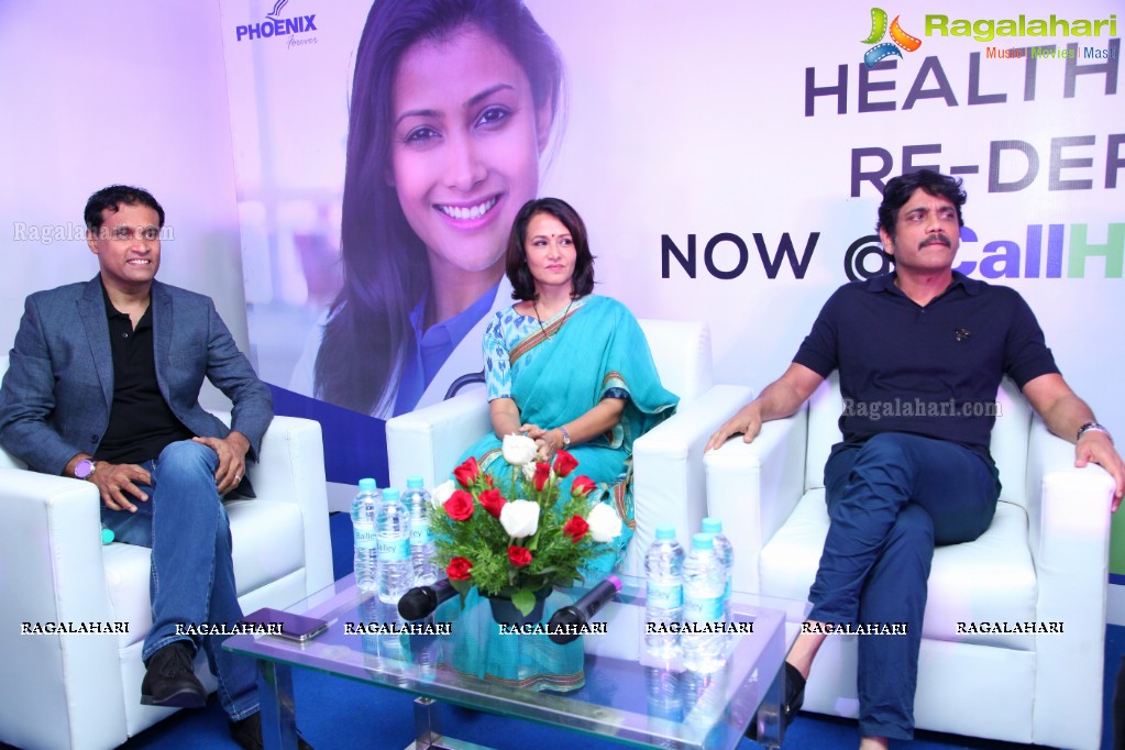 Nagarjuna & Amala launches Healthcare Lounge at CallHealth Services Pvt Ltd
