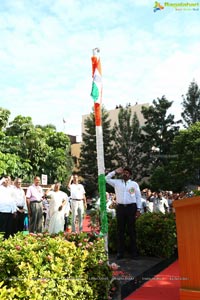 Flagging off Nandamuri Balakrishna