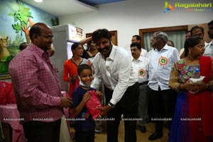 Flagging off Nandamuri Balakrishna