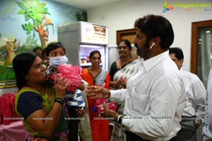 Flagging off Nandamuri Balakrishna