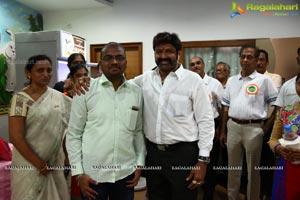 Flagging off Nandamuri Balakrishna