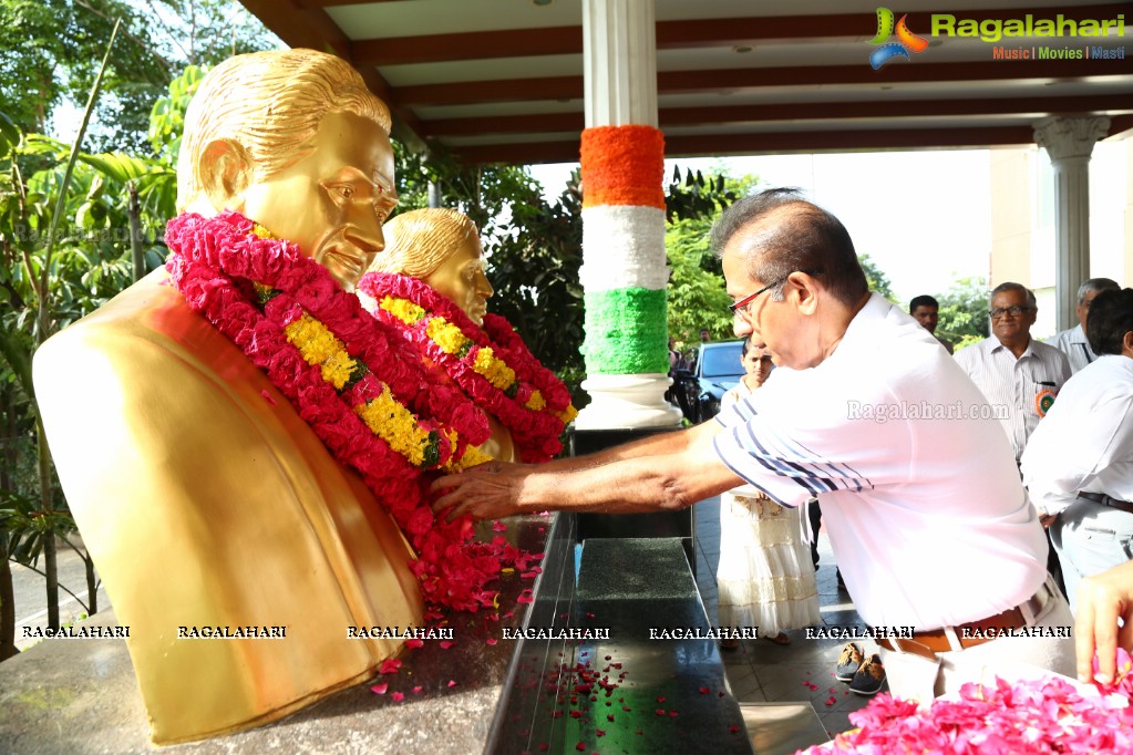 Flagging off by Nandamuri Balakrishna at Basavatarakam Indo American Cancer Hospital & Research Institute