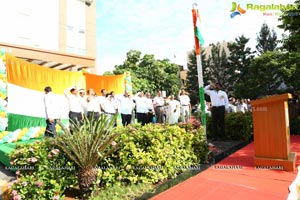 Flagging off Nandamuri Balakrishna