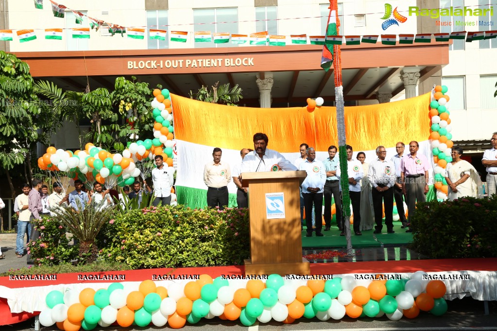 Flagging off by Nandamuri Balakrishna at Basavatarakam Indo American Cancer Hospital & Research Institute
