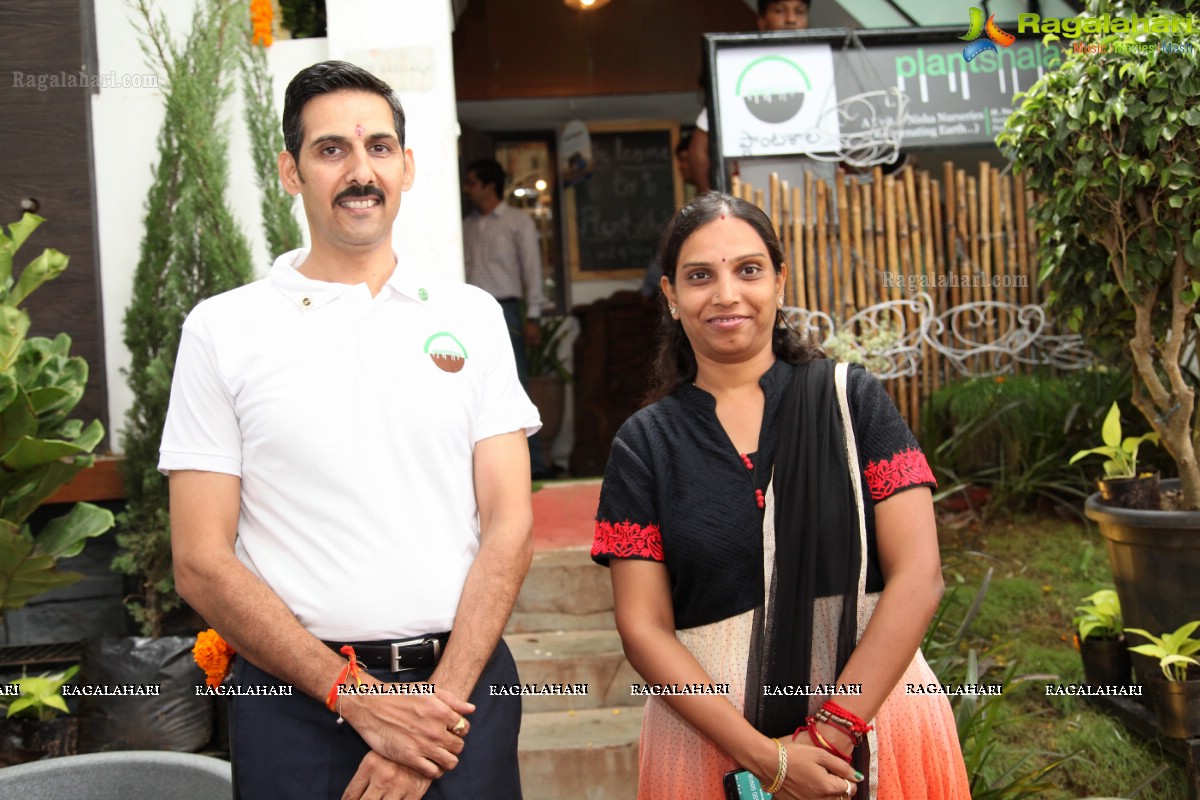 Inauguration of Plantshala by L Venkatram Reddy