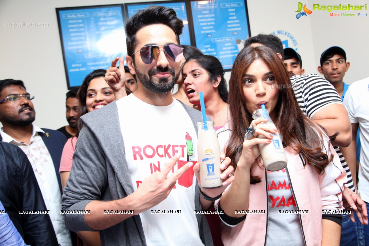 Shubh Mangal Saavdhan Team at Makers of Milkshakes