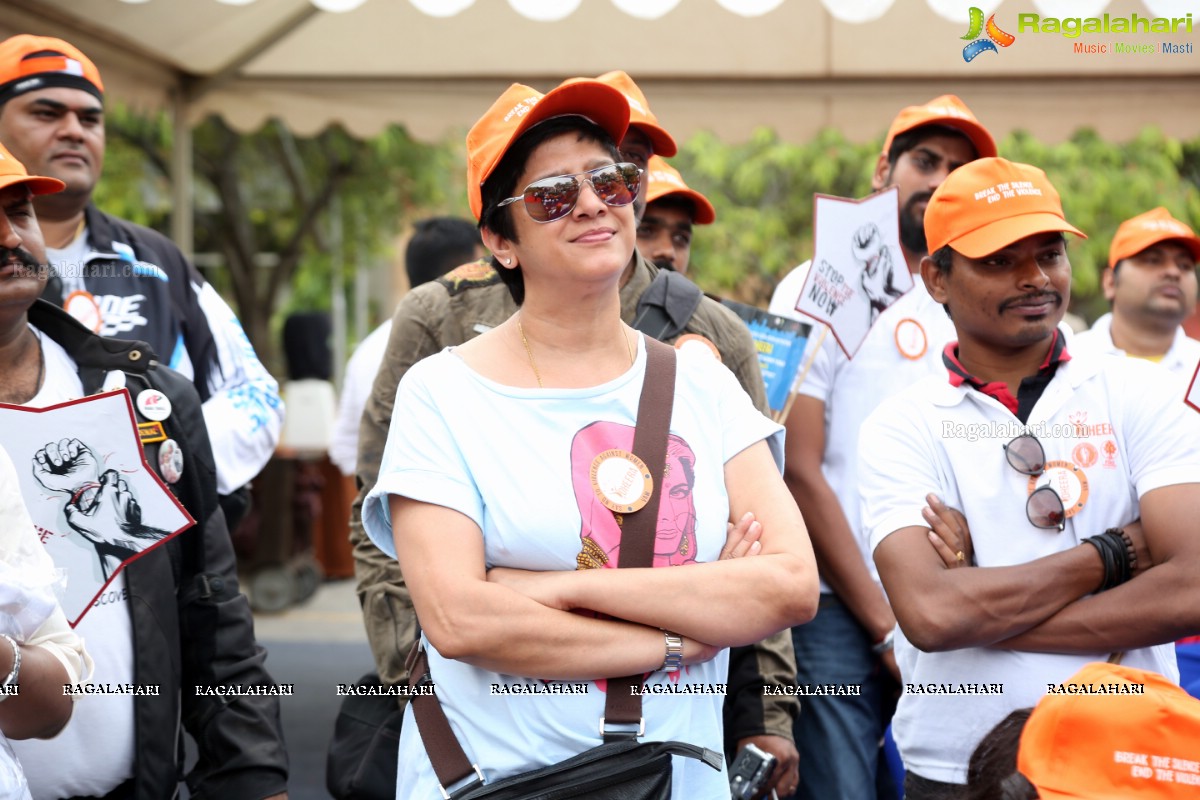 Bikethon by Gynaecologists With A Message to 'Stop Violence Against Women' in  City