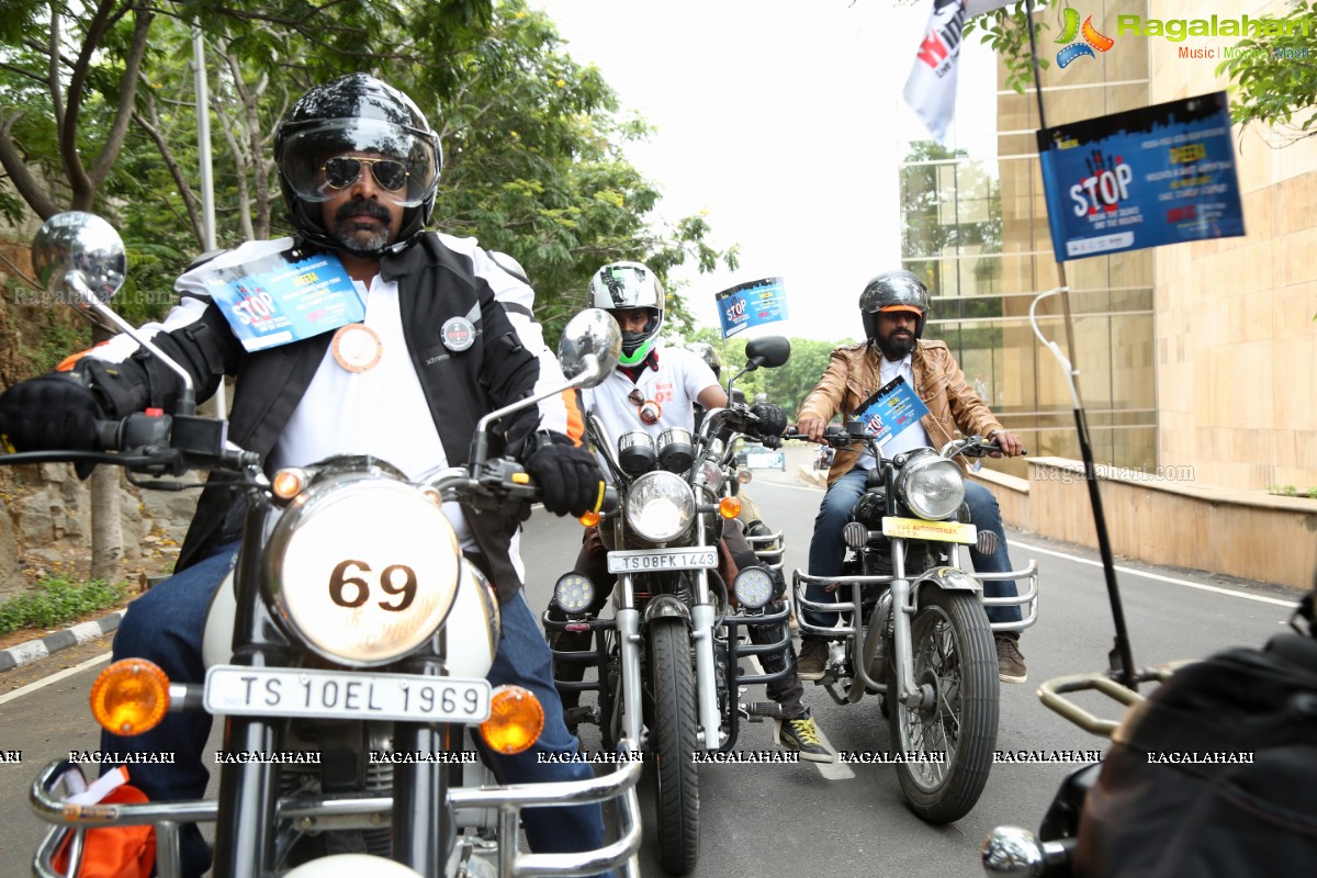 Bikethon by Gynaecologists With A Message to 'Stop Violence Against Women' in  City