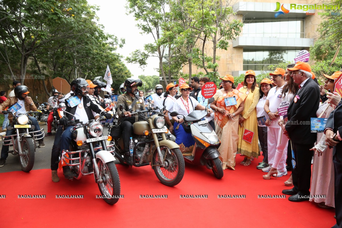 Bikethon by Gynaecologists With A Message to 'Stop Violence Against Women' in  City