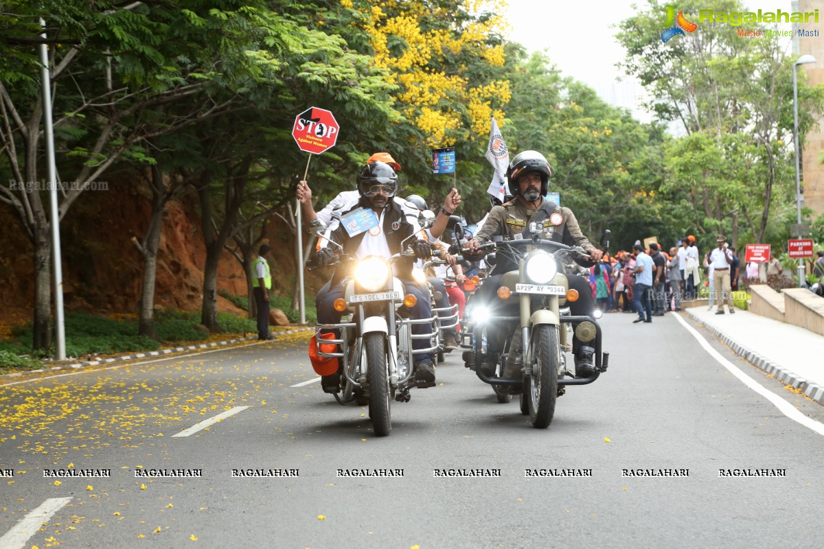 Bikethon by Gynaecologists With A Message to 'Stop Violence Against Women' in  City