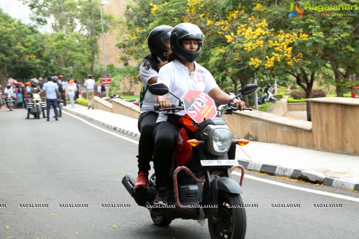 Bikethon by Gynaecologists With A Message to 'Stop Violence Against Women' in  City